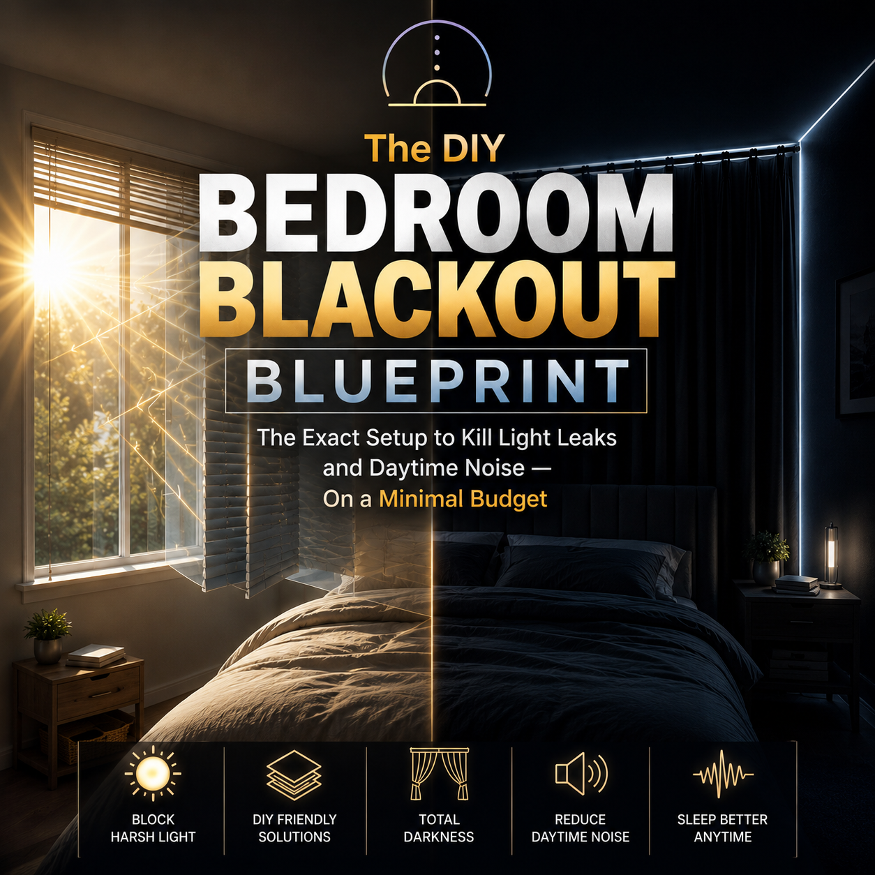 The DIY Bedroom Blackout Blueprint cover